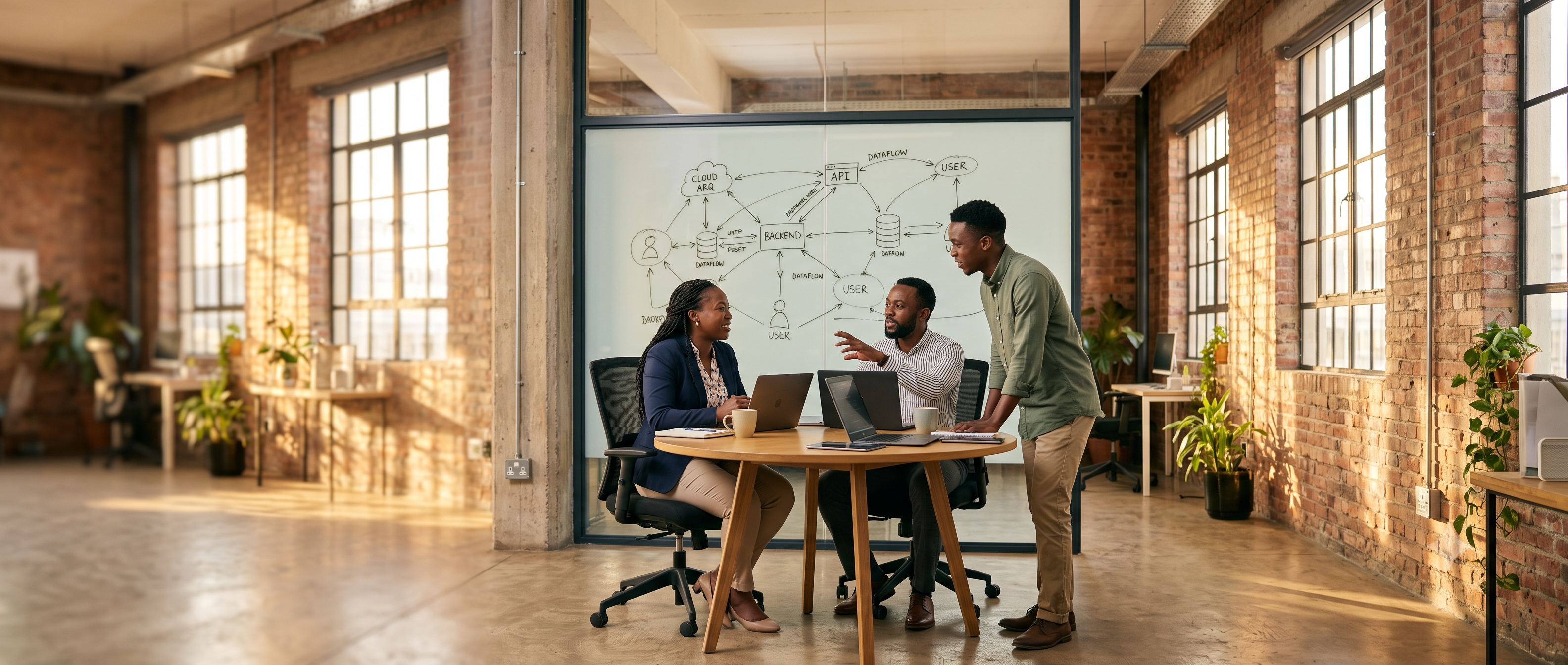 African tech professionals collaborating